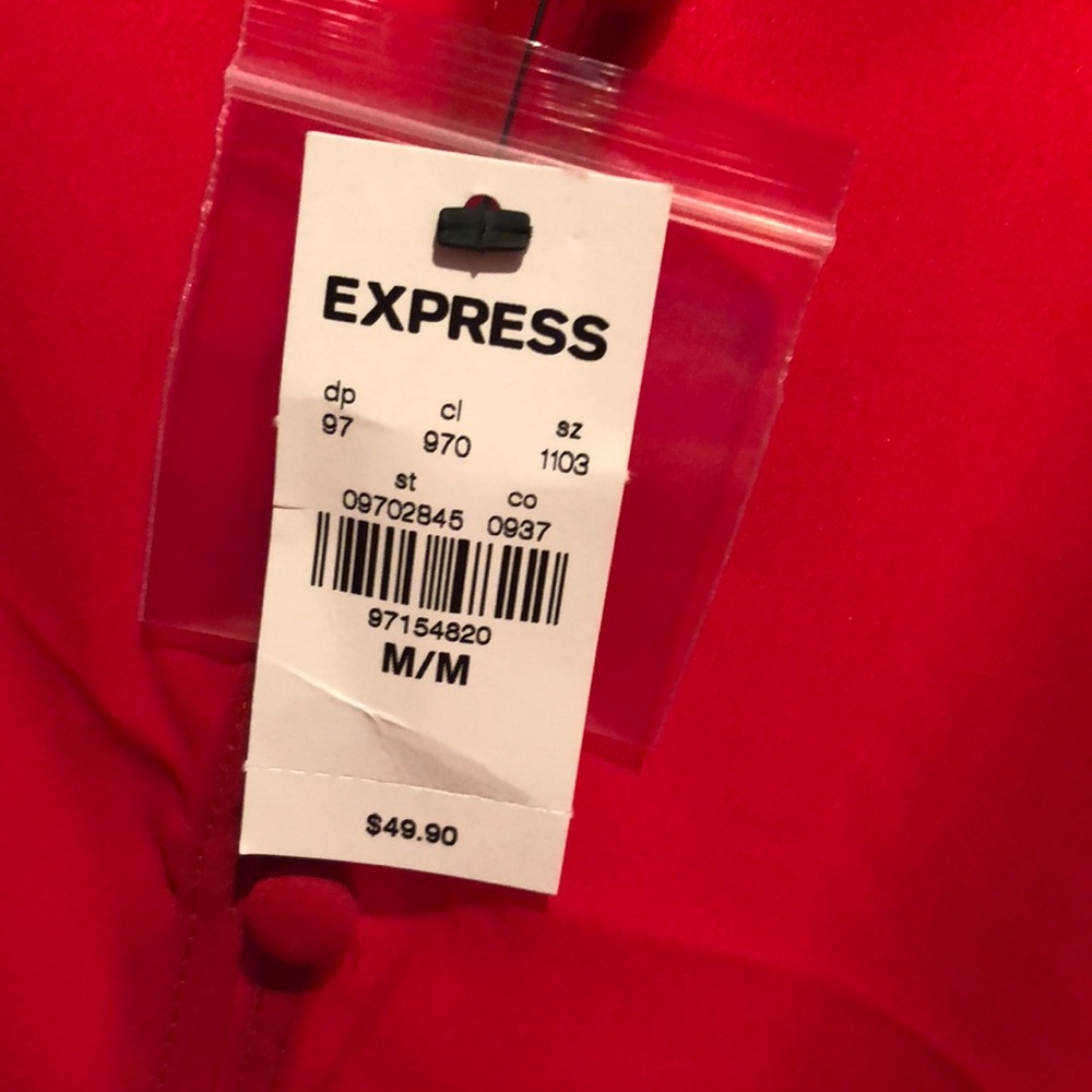 Express Red Blouse - Picture 2 of 5